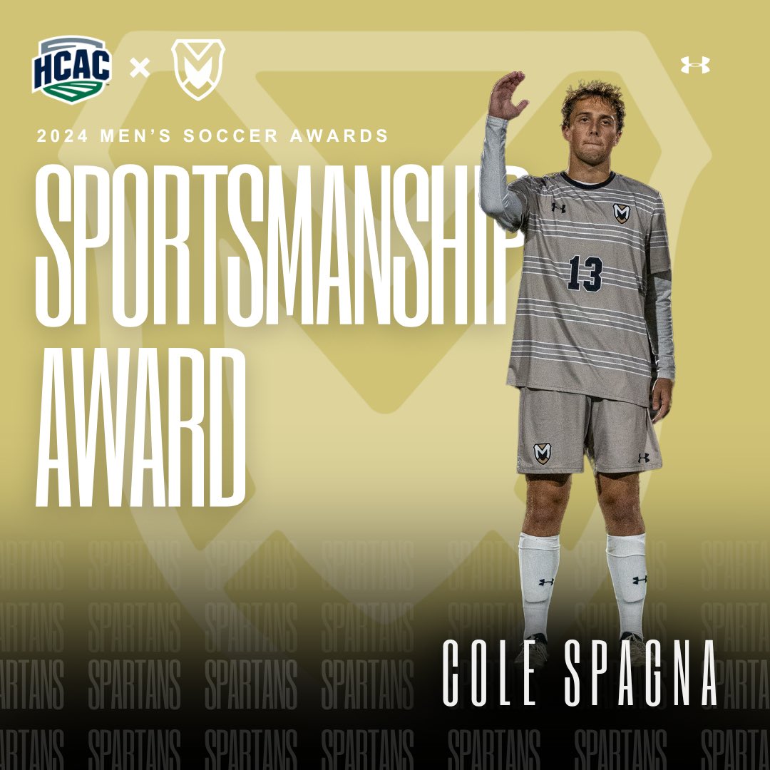 Congrats to Cole Spagna as he was announced to the HCAC Christopher M Ragsdale Sportsmanship Team for the Fall 2024 season! 

#TenToesDown #MUSpartans