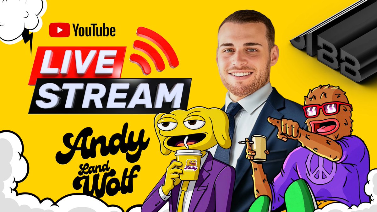 Today instead of our normal $ANDY 0x68 &amp; $Wolf 0x67 X space, we're running a live stream on Youtube with charts! Come hang out &amp; let's do TA on some Boys Club tickers!

Starting in a few minutes!

Link: youtube.com/watch?v=BTBr8Z…