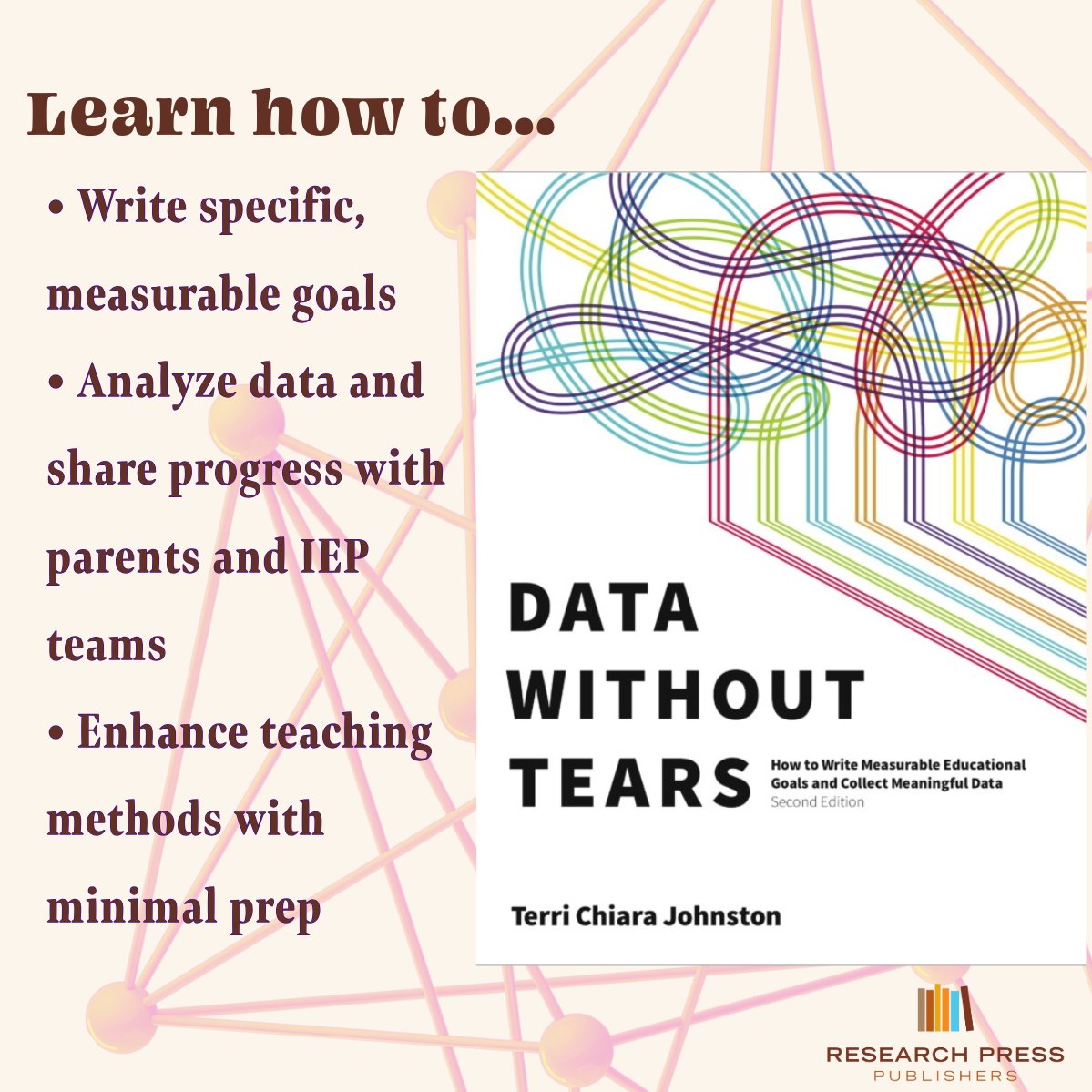 ResearchPress's tweet image. Writing measurable goals and collecting data doesn’t have to be overwhelming. Data Without Tears simplifies the process with a clear formula. 
Pick up your copy at: researchpress.com/product/data-w…

#researchpress
#IEPProcess
#IEPSupport