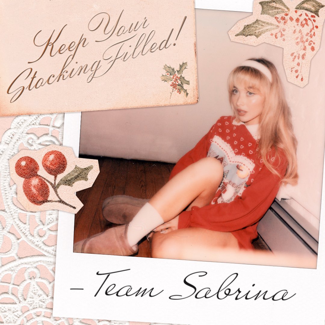 team sabrina wants to buy u presents, baby! enter for a chance to receive a surprise from us at SabrinaCarpenter.bio.to/TeamSabrinaWis… 🎄♥️