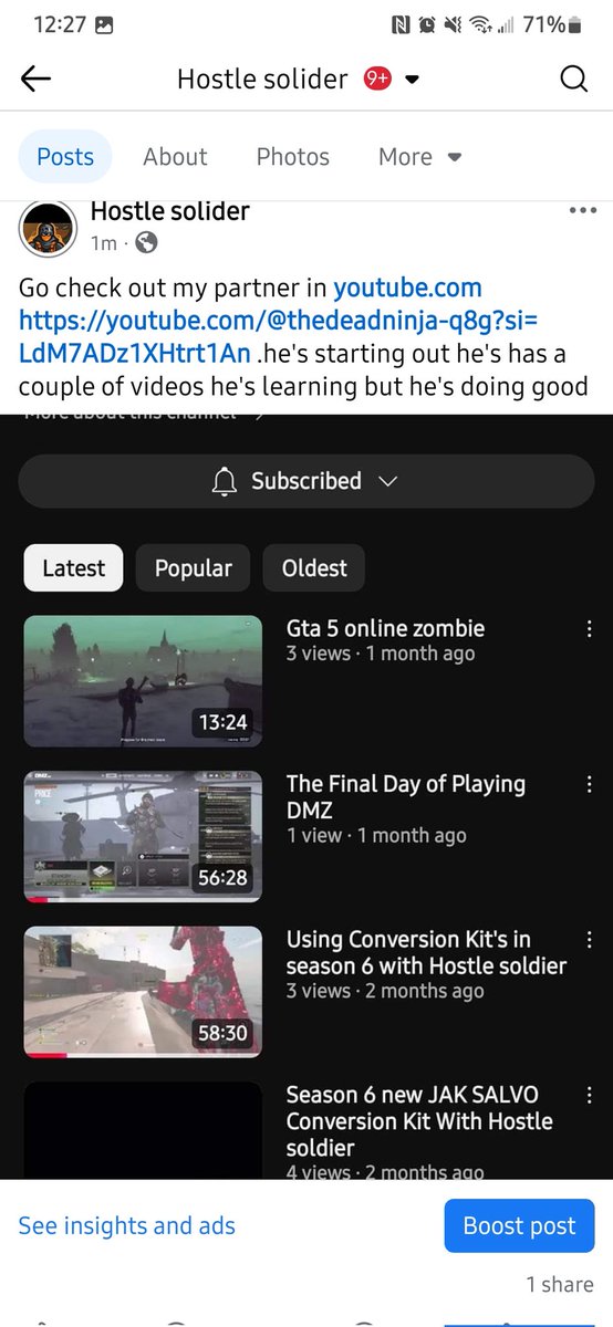 Hostle soldier tweet media