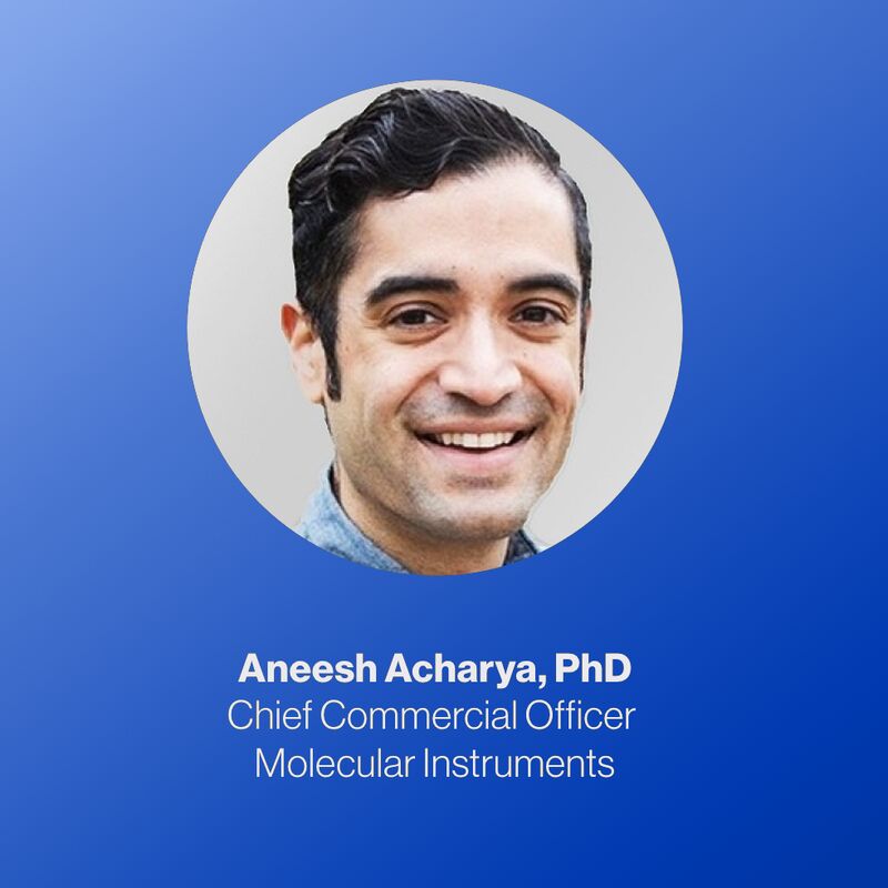 SpatialBioHub's tweet image. Join us for a Q&amp;amp;A with Dr. Aneesh Acharya, Chief Commercial Officer at Molecular Instruments - @HCRimaging . 👉spatialbiohub.com/aneesh-acharya…
