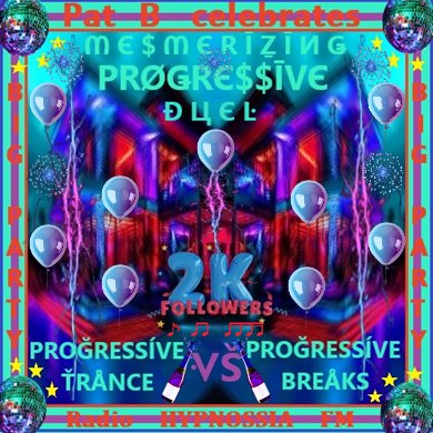 88_petrik's tweet photo. On @mixcloud I celebrate🥳2K followers on Mixcloud with my special mix for Hypnossia FM : ,,🎉🍾🥳​🎆🎊Pat B⍟celebrates 2K Followers•MESMERIZING DUEL : PROGRESSIVE TRANCE VS PROGRESSIVE BREAKS (BIG PARTY)🎉🍾🥳🎆​🎊​''.
Pat B / PET8RIK (♪♫7/365♫♪)⍟
https://t.co/zNQMU4lBl2 https://t.co/bZZV3vmeQc