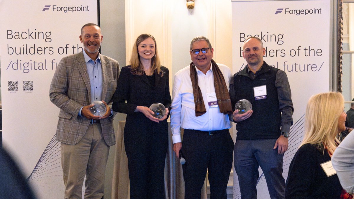 Congratulations to this year’s 2024 Impact Award Winners: <a href="/AGHCyber/">Aaron Hughes</a>, <a href="/ekvochko/">Elena Kvochko</a>, and Jerry Kowalski! 🙏🎉 Read our latest blog post by <a href="/alyepez/">Alberto Yepez</a> and <a href="/tloh/">tloh</a> to learn more about our recipients’ outstanding backgrounds, accomplishments, and many contributions: forgepointcap.com/perspectives/a…