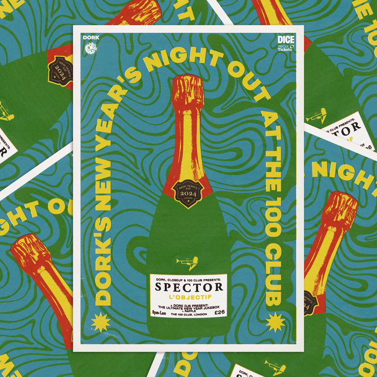 Dork (@readdork) on Twitter photo 🎉 Your good mates at Dork (HIYA!) are throwing the ✨ultimate✨ New Year’s Eve party with Dork’s New Year’s Night Out at <a href="/100clubLondon/">The 100 Club</a>!
We’ve got <a href="/Spector/">Spector</a>! We’ve got <a href="/lobjectifband/">L’objectif</a>! We’ve got… a raffle?!
Welcome in 2025 with us. Details and tickets here 👇👇👇 🎉 Your good mates at Dork (HIYA!) are throwing the ✨ultimate✨ New Year’s Eve party with Dork’s New Year’s Night Out at <a href="/100clubLondon/">The 100 Club</a>!
We’ve got <a href="/Spector/">Spector</a>! We’ve got <a href="/lobjectifband/">L’objectif</a>! We’ve got… a raffle?!
Welcome in 2025 with us. Details and tickets here 👇👇👇