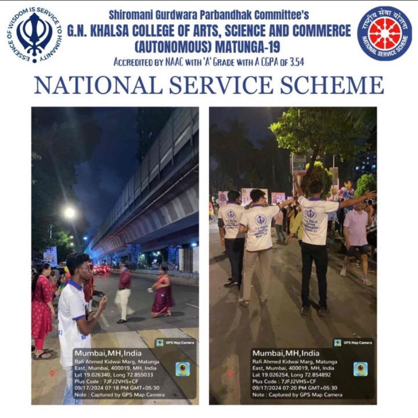 N.S.S UNIT OF GURU NANAK KHALSA COLLEGE tweet media