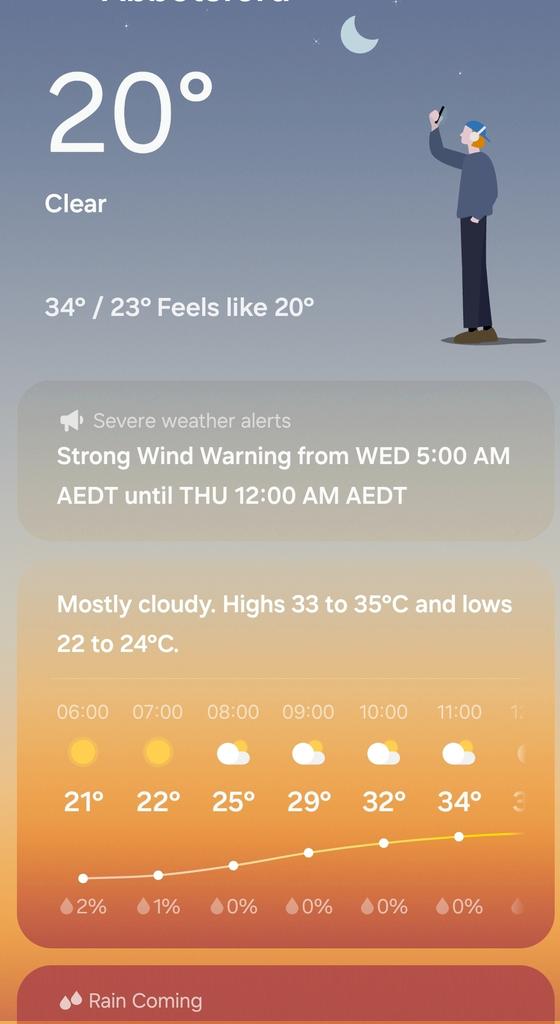 CherScheff's tweet image. Crescent Moon rising early Wednesday morning.
Good Morning 🌙
#Sydneyskies
#Sydneyweather