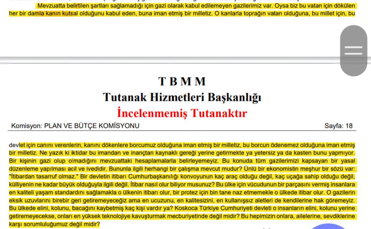 Bugün <a href="/TBMMresmi/">TBMM</a> de <a href="/tcsavunma/">T.C. Millî Savunma Bakanlığı</a> Bütçe komisyonunda <a href="/iyiparti/">İYİ Parti</a> Antalya Milletvekili Sn. <a href="/UGUR__POYRAZ/">UĞUR POYRAZ</a>
<a href="/TmsyGaziler/">T.M.S.Y GAZİ SAYILMAYANLAR</a>'in gazilik haklarının alıması ilgili konuşmuştur. 
Sn. <a href="/UGUR__POYRAZ/">UĞUR POYRAZ</a> 
teşekkür ediyoruz
👇🇹🇷👇
#GazilikHakkımızıİstiyoruz
<a href="/RTErdogan/">Recep Tayyip Erdoğan</a>
<a href="/_cevdetyilmaz/">Cevdet Yılmaz</a>
<a href="/dbdevletbahceli/">Devlet Bahçeli</a>