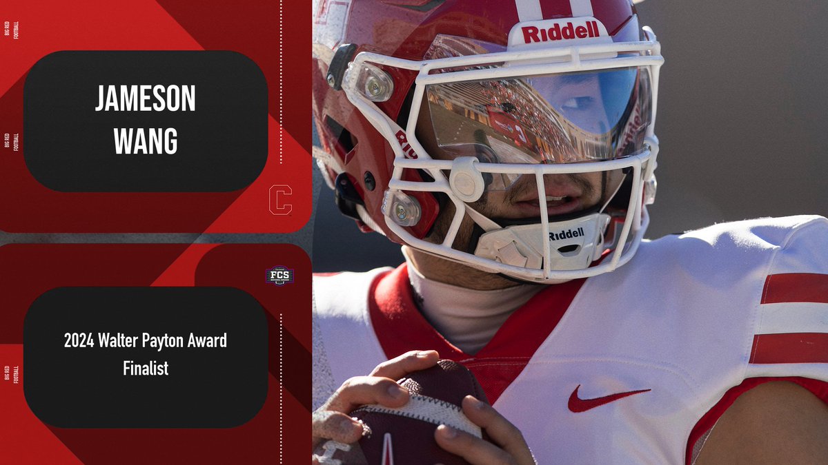 Senior quarterback Jameson Wang has been named one of 35 finalists for the 2024 Walter Payton Award as FCS national offensive player of the year. Wang is the first <a href="/IvyLeague/">Ivy League</a> player to record 50 passing and 25 rushing touchdowns in a career. #YellCornell

bit.ly/3Z4FamJ