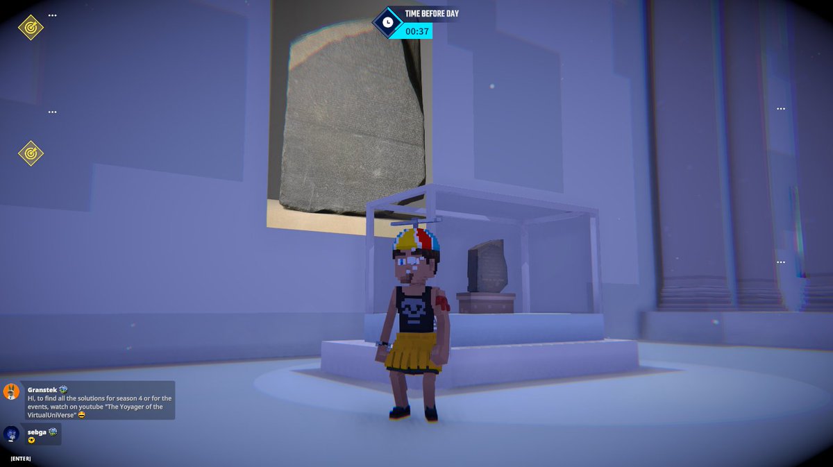 Deli2be's tweet photo. Just decoded the Rosetta Stone - no big deal! 📜🔍 History comes alive at The @britishmuseum in @TheSandboxGame. https://t.co/qlpFMwsxH1 #TheSandbox #AlphaSeason4 #AS4SocialChallenge https://t.co/CZFl9LDF8v