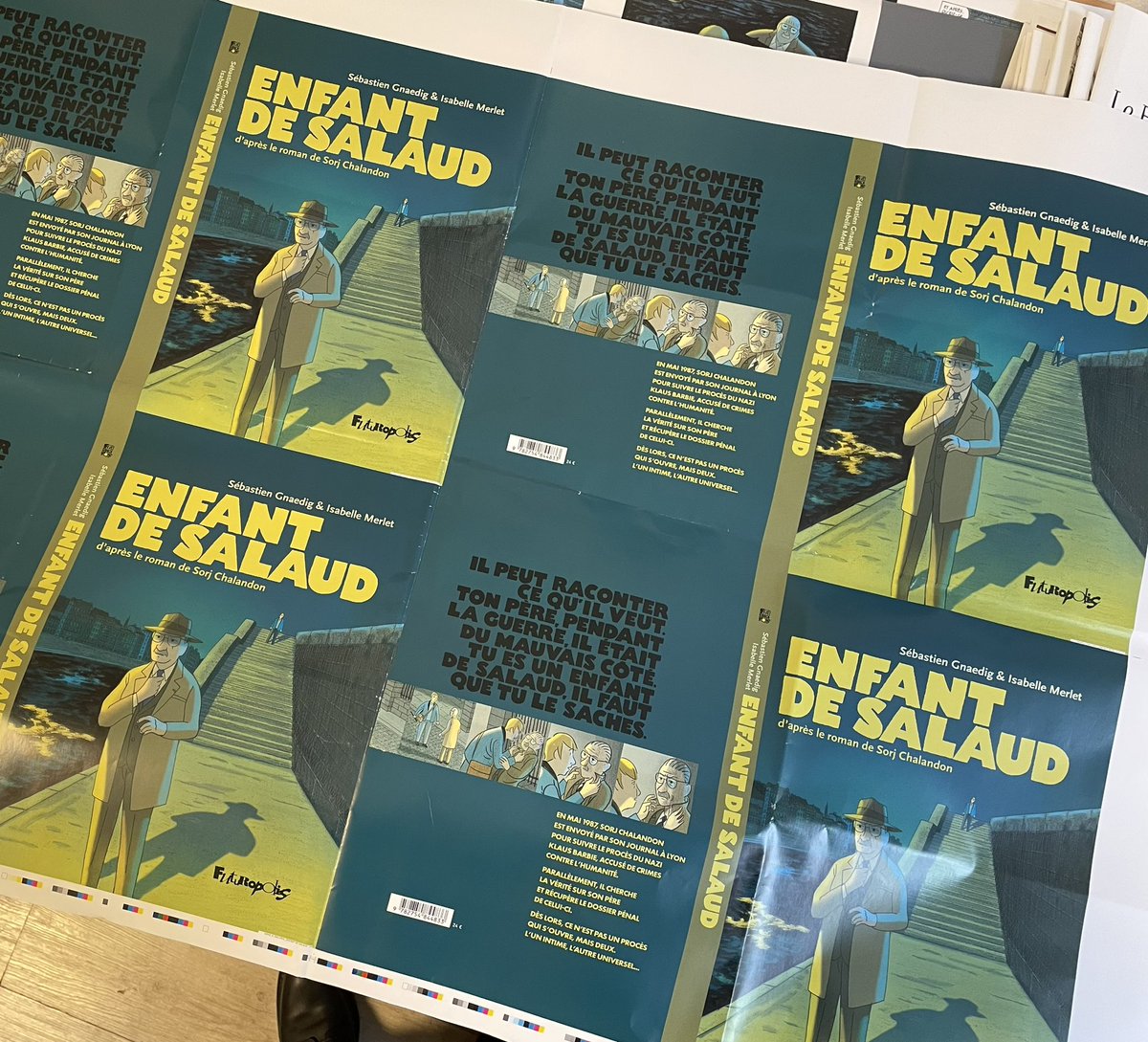 SGnaedig's tweet photo. Il arrive le 8 janvier ! Mon adaptation d’Enfant de salaud, le roman de Sorj Chalandon, avec la complicité pour les couleurs, de la talentueuse Isabelle Merlet ! #sorjchalandon @Futuropolis #isabellemerlet @EditionsGrasset https://t.co/QnHpMr0aaT