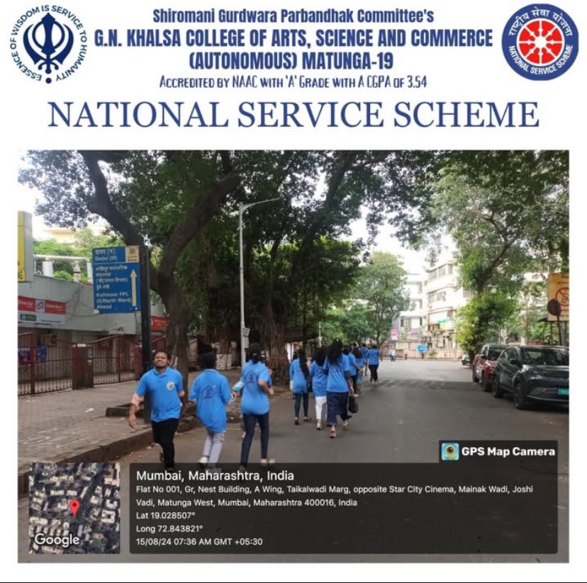 N.S.S UNIT OF GURU NANAK KHALSA COLLEGE tweet media