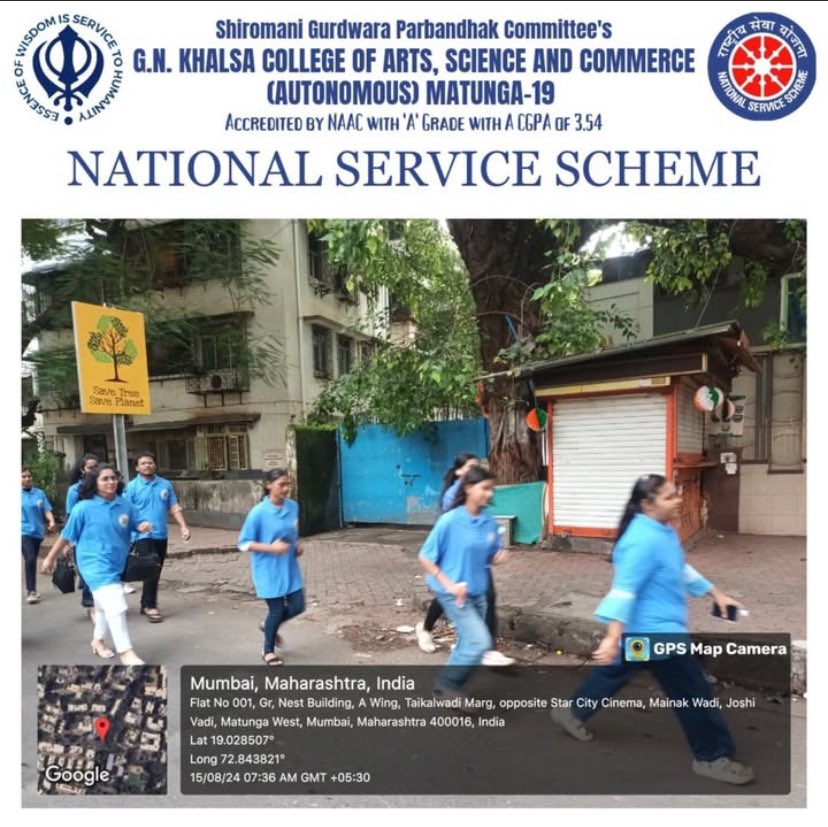 N.S.S UNIT OF GURU NANAK KHALSA COLLEGE tweet media