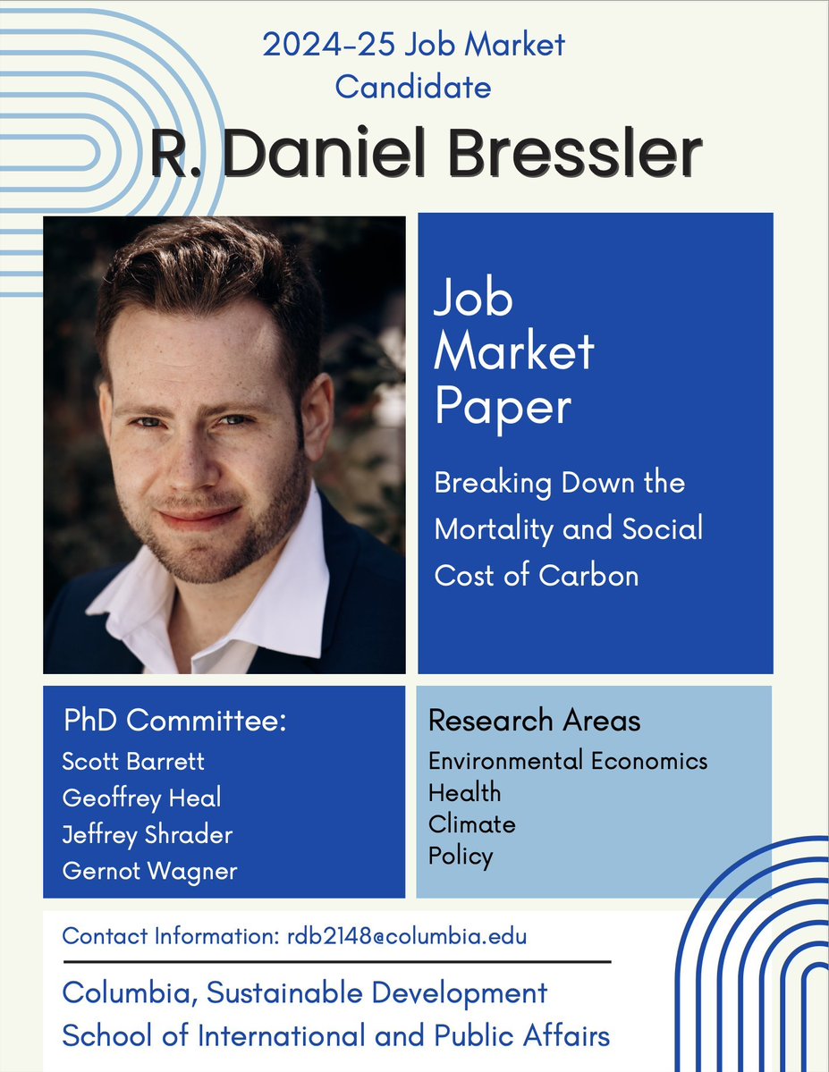 Are you interested in the health and economic impacts of climate change?

I've spent my PhD researching this. Now I'm on the job market!

🧵highlighting my published/working papers from my first publication to my #JMP

I'll start with my first (and most cited) publication👇