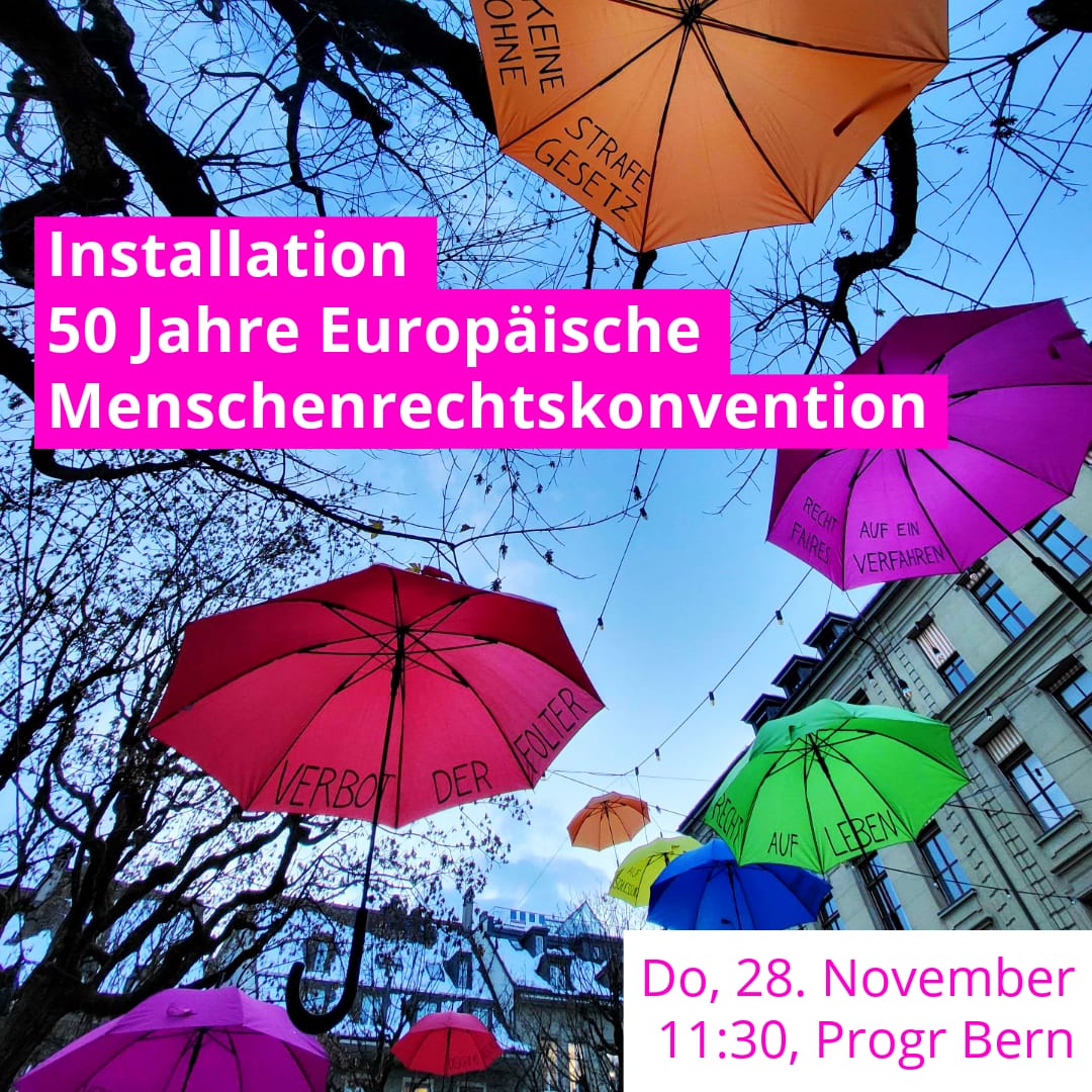 🕊⚖️📜 Diesen Donnerstag vor 50 Jahren ratifizierte die Schweiz die Europäische Menschenrechtskonvention. Ausgerechnet zum Jubiläum schwächen Bundesrat und Parlament den Menschenrechtsschutz. Wir rufen die Bedeutung der #EMRK in Erinnerung. Sei dabei: op-lib.ch/emrk-progr