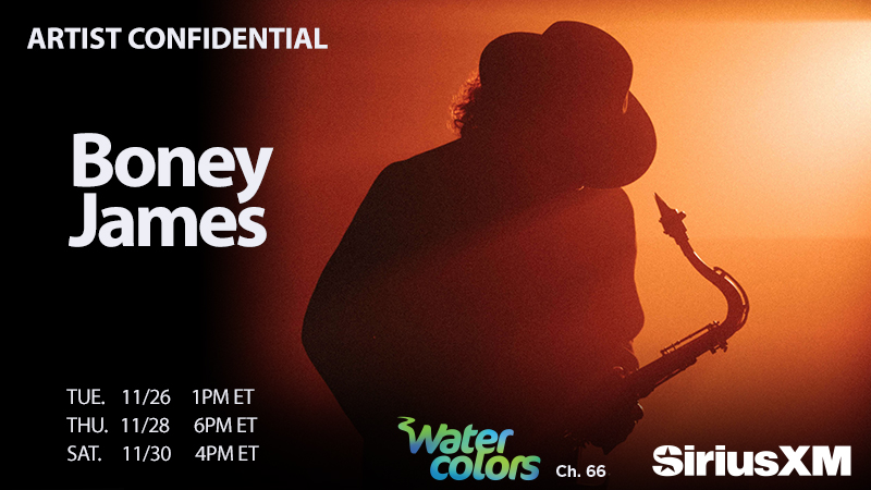 Legendary saxophonist <a href="/boneyjames/">Boney James</a> takes center stage at the Washington, DC studios for an unforgettable installment of our acclaimed Artist Confidential series! Recorded live in front of an intimate studio audience feat. songs from his latest album, Slow Burn on <a href="/Watercolorsjazz/">SiriusXMWatercolors</a>