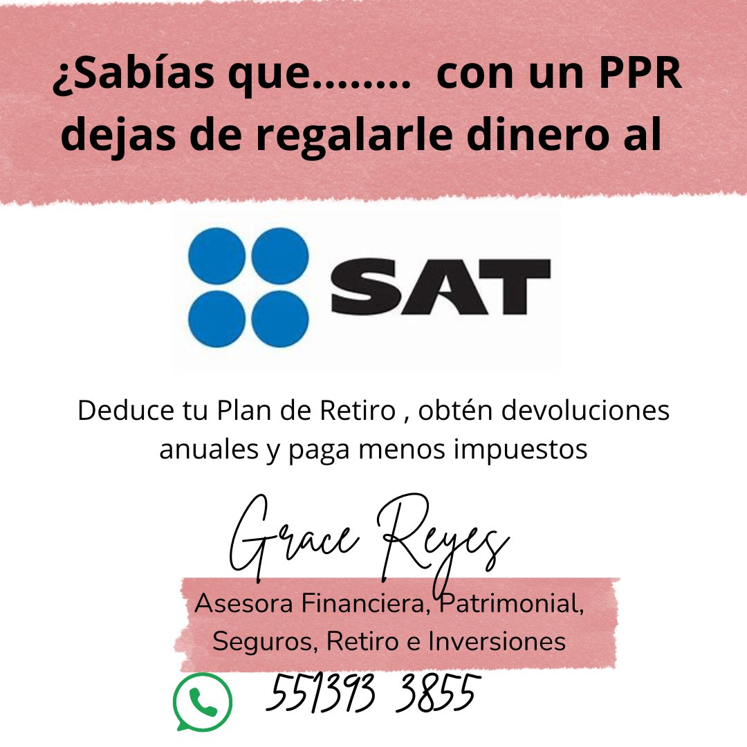 gracireyes's tweet photo. Deja de regalar tu dinero 🤑 

#deduce #recupera #ahorra #invierte #retirodigno #binestar #finanzassanas https://t.co/ope9Kn2jOv