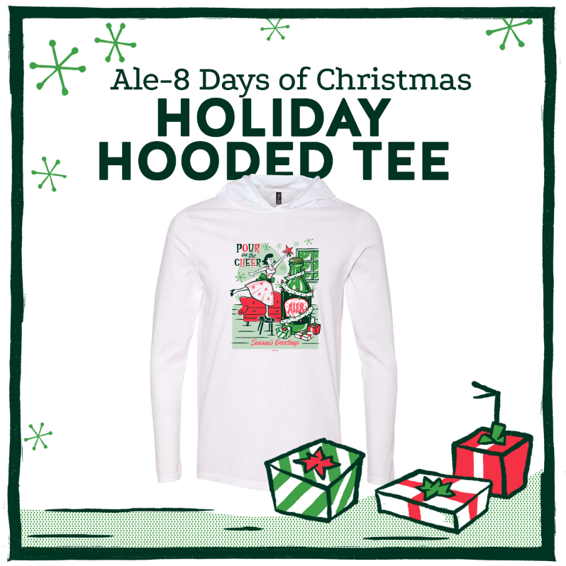 Ale8One's tweet photo. Festive fit check. Snag our new Holiday Hooded Tee.
Don't miss our Ale-8 Days of Christmas giveaways! This year, THREE lucky winners will be selected to receive EVERY item from our 2024 #Ale8DaysofChristmas collection. Enter now https://t.co/5Sq7XrymP4
Items available online while supplies last.
*No purchase necessary. Open to legal residents of 50 US/DC. 18+ only. Giveaway begins at 12:00 AM EST on Nov. 27, and ends at 11:59 PM EST on Dec. 11.
Void where prohibited. Not sponsored or endorsed by Meta or Instagram.