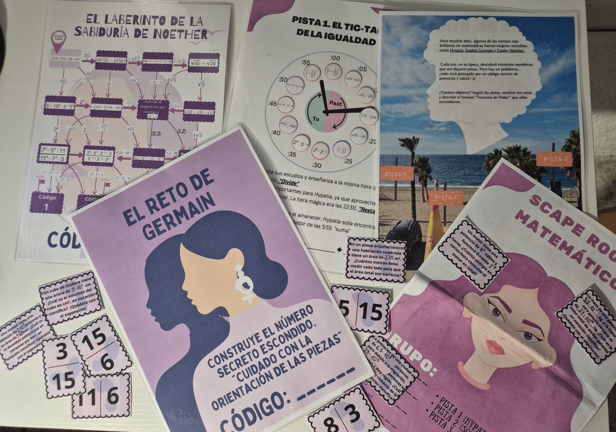 ieslaherradura's tweet photo. ¡Rompiendo códigos con matemáticas! Alumnado 3º  ESO ante Escape Room Matemático en la playa 🌊, con enigmas inspirados en el #25N. Códigos, números y lógica para resolver retos con un mensaje especial en este día . 📷#MatemáticasEnAcción #DíaContraLaViolenciaDeGénero https://t.co/NCateRagtU