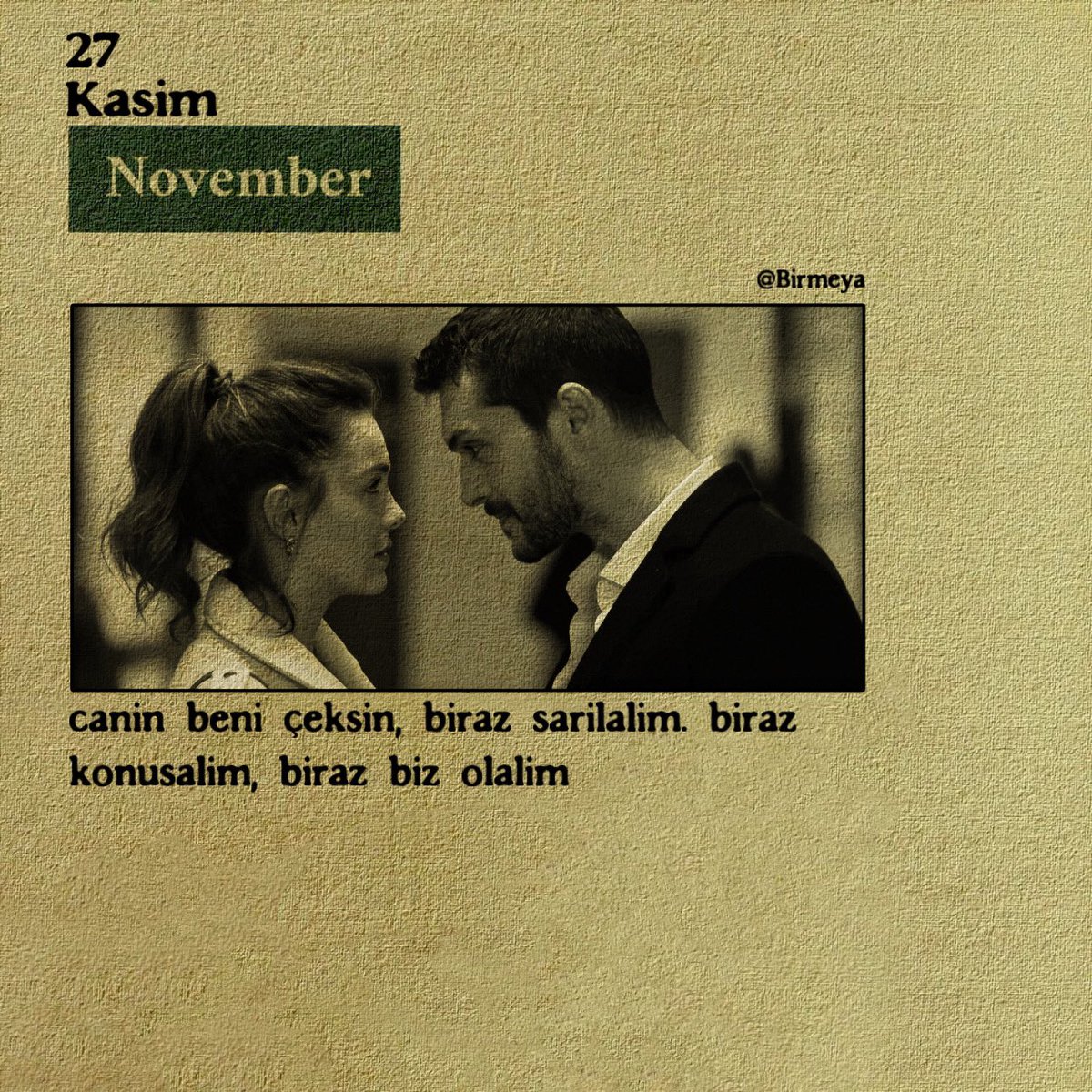 birmeya's tweet photo. 27 Kasım. https://t.co/rN4ECOGZfY