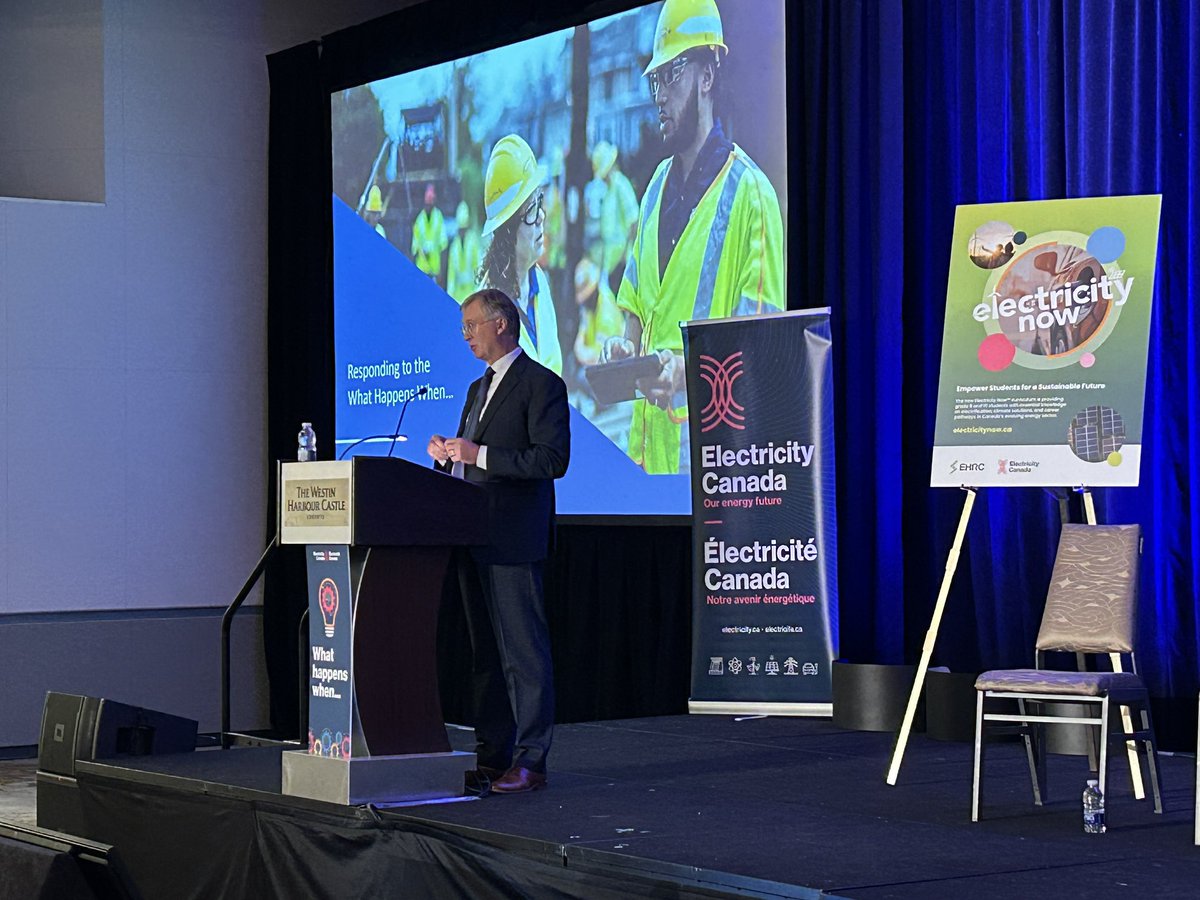Fortis Inc. (@fortis_na) on Twitter photo EVP Gary Smith addressed <a href="/Electricity_CA/">Electricity Canada</a> members today in Toronto on operations challenges in the electricity sector. His advice:
a. Operational challenges are a "Call to Action”.
b. Your response must be structured and thoughtful. Rely on your team.
c. Make sure you apply broad EVP Gary Smith addressed <a href="/Electricity_CA/">Electricity Canada</a> members today in Toronto on operations challenges in the electricity sector. His advice:
a. Operational challenges are a "Call to Action”.
b. Your response must be structured and thoughtful. Rely on your team.
c. Make sure you apply broad