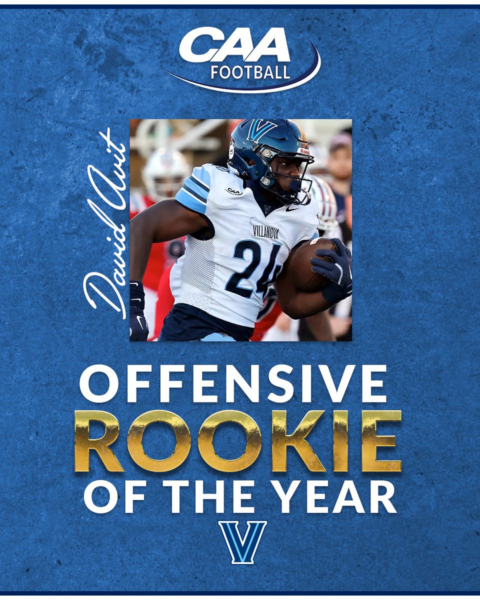 CAA Football (@caafootball) on Twitter photo 🏈 Offensive Rookie of the Year: David Avit, <a href="/NovaFootball/">Villanova Football</a>
📰 tinyurl.com/28kbyuas
#CAAFB 🏈 Offensive Rookie of the Year: David Avit, <a href="/NovaFootball/">Villanova Football</a>
📰 tinyurl.com/28kbyuas
#CAAFB