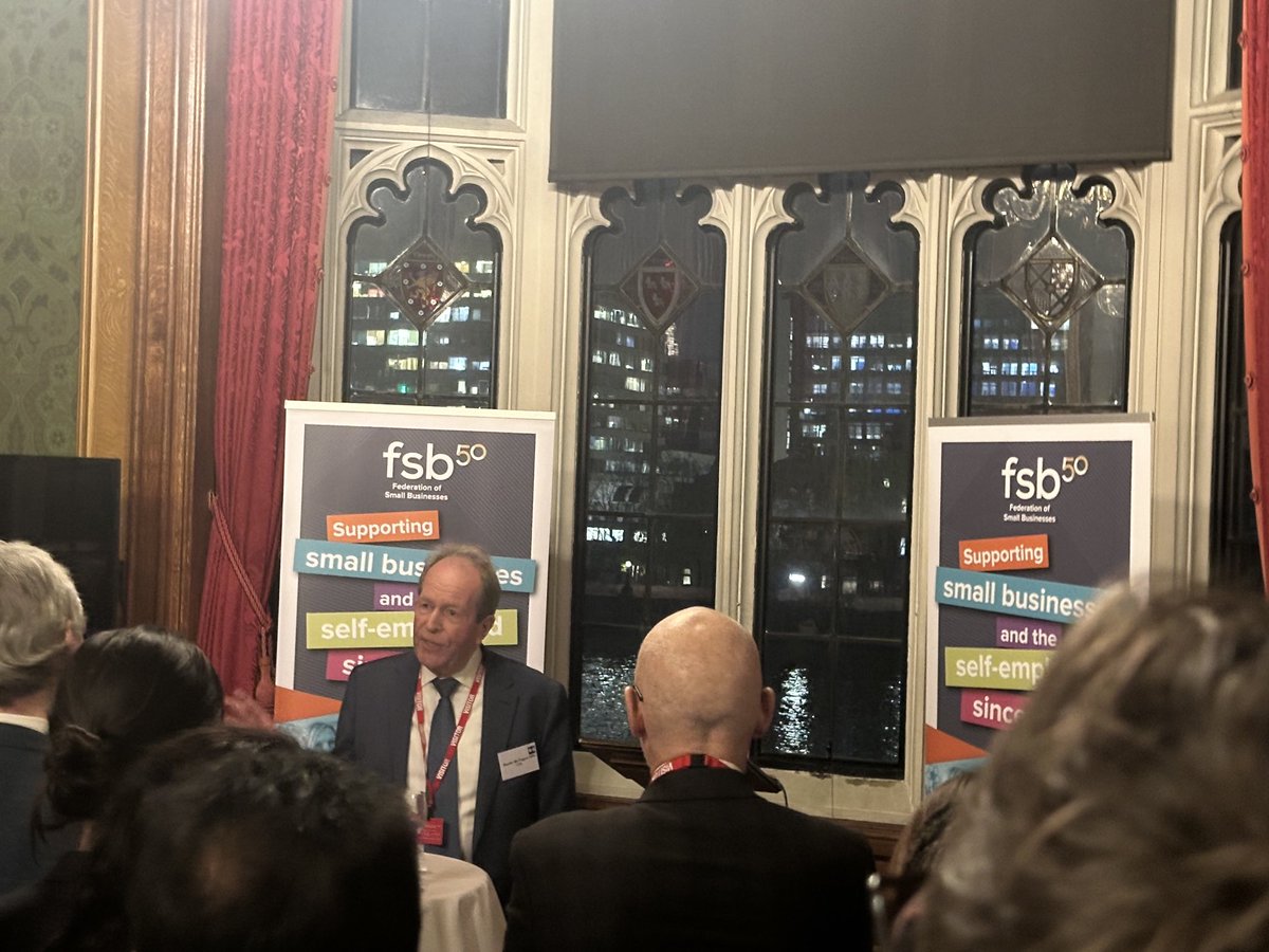 Happy 50th birthday to ⁦<a href="/FSB_Voice/">Federation of Small Businesses (FSB)</a>⁩ <a href="/fsb_policy/">Federation of Small Businesses (FSB)</a>⁩! Congrats to ⁦<a href="/craigie_b/">Craig Beaumont</a>⁩ and colleagues for delivering grounded, reliable, and highly impactful advocacy and support to small businesses across the UK. Here’s to the next 50 years!