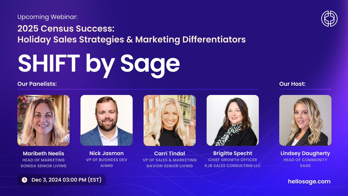 🗓️ 1 week away! Join us Dec 3 at 3 PM EST for “2025 Census Success: Holiday Sales Strategies &amp; Marketing Differentiators”!

☃️ Learn holiday sales + marketing tips to set your community apart and prepare for 2025. Register now 👉 hubs.li/Q02ZBsJC0