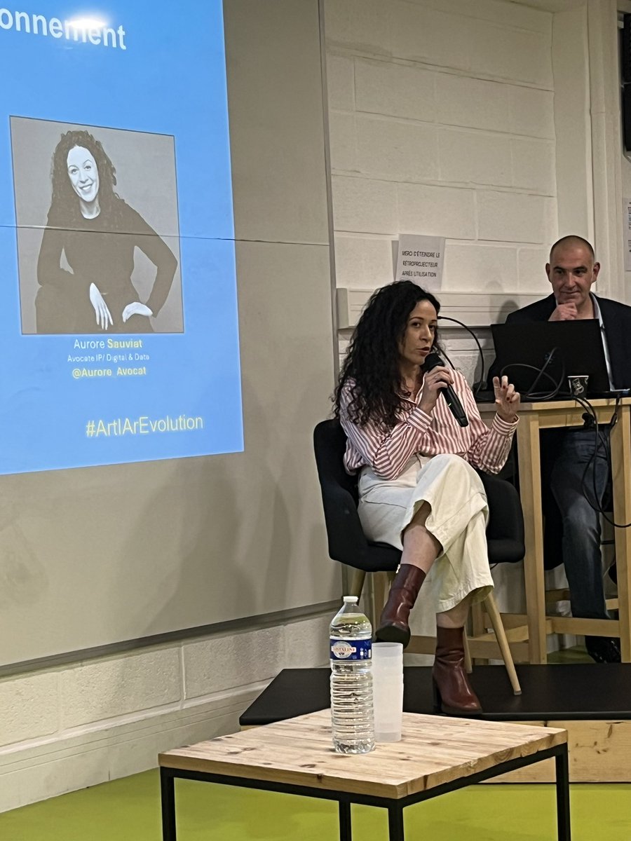 CHRISTINE SOTO (@christinesoto12) on Twitter photo #ARTIArevolution
Conférence IA : rEVolution dans l’ART ?
C’est parti avec la 1ere table ronde
Les enjeux
Animée par <a href="/loutro1990/">Martine Le Jossec 🎈 #Communication #FeelGood 🙏🏼</a>
avec Jeanne Le Paillet <a href="/BeinkDream/">Beink Dream</a>
@ aurore_Avocat <a href="/carole_fer/">Carole Fer</a>
Passionnant #ARTIArevolution
Conférence IA : rEVolution dans l’ART ?
C’est parti avec la 1ere table ronde
Les enjeux
Animée par <a href="/loutro1990/">Martine Le Jossec 🎈 #Communication #FeelGood 🙏🏼</a>
avec Jeanne Le Paillet <a href="/BeinkDream/">Beink Dream</a>
@ aurore_Avocat <a href="/carole_fer/">Carole Fer</a>
Passionnant