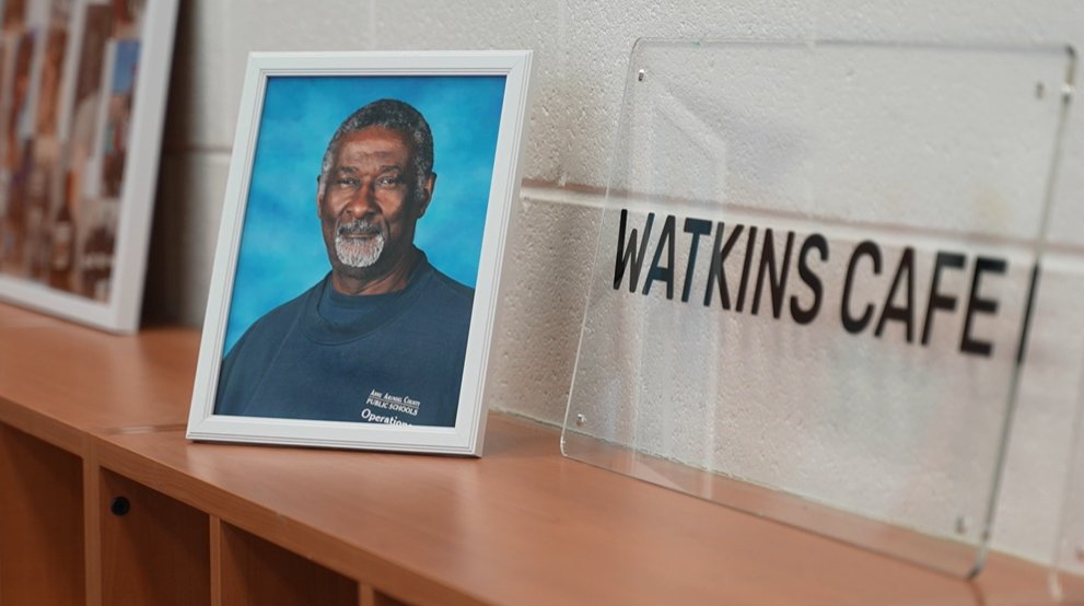 Mr. Watkins is far more than the <a href="/LothianAACPS/">Lothian Elementary</a> chief custodian. For 51 years, he has been a beloved pillar of the community and tireless supporter of every student, staff member, and family. The school has now named its cafeteria &amp; gym after Watkins. youtube.com/watch?v=CgEzMj…