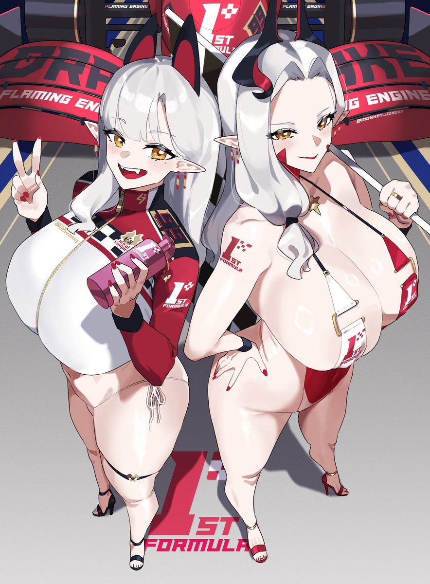 Racing queens, Altermilla and Dark Queen Altermilla! 
An Altermilla request from a friendly follower!