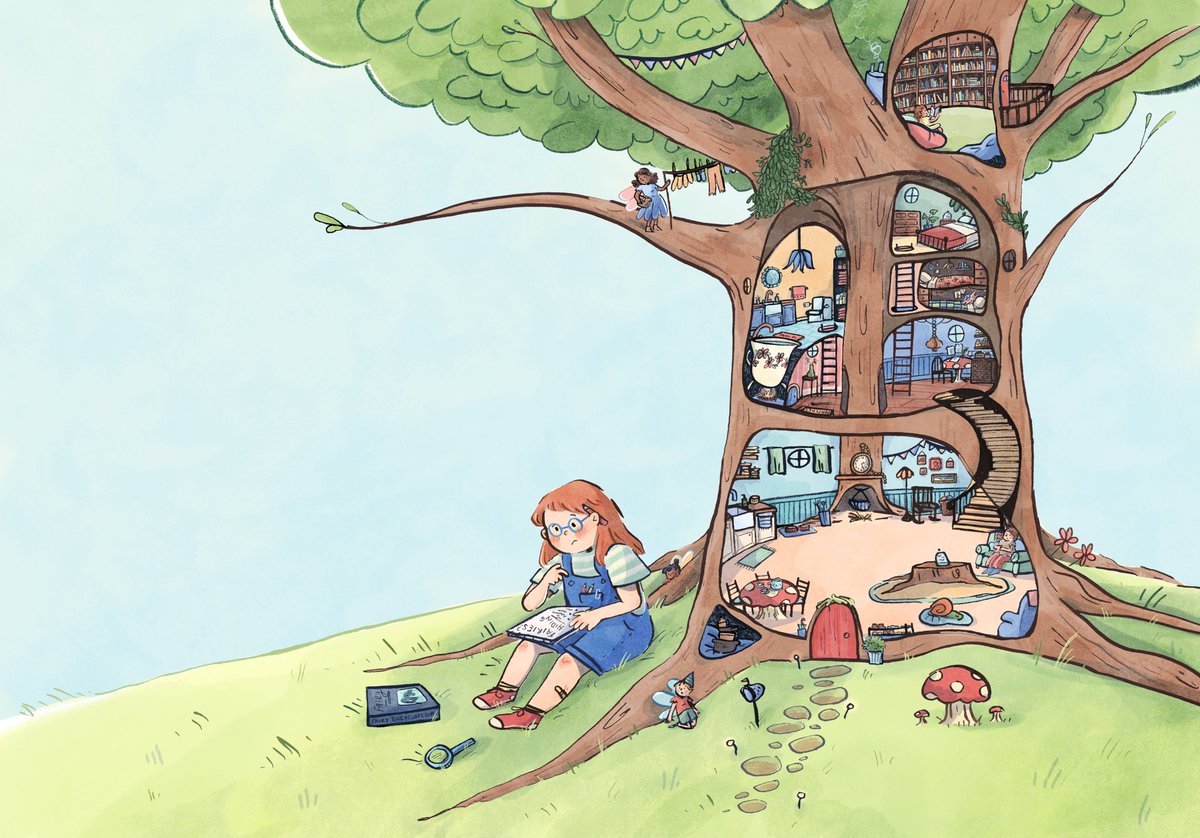 I love designing little fairy tree homes 🧚