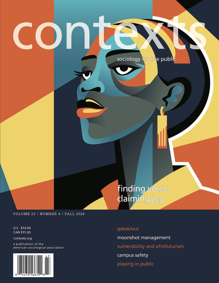 Resilience. Protest. Vulnerability. And joy... no matter what comes!
It's our new issue! Free to read, download, and share through Dec. 15 at: journals.sagepub.com/toc/ctxa/23/4