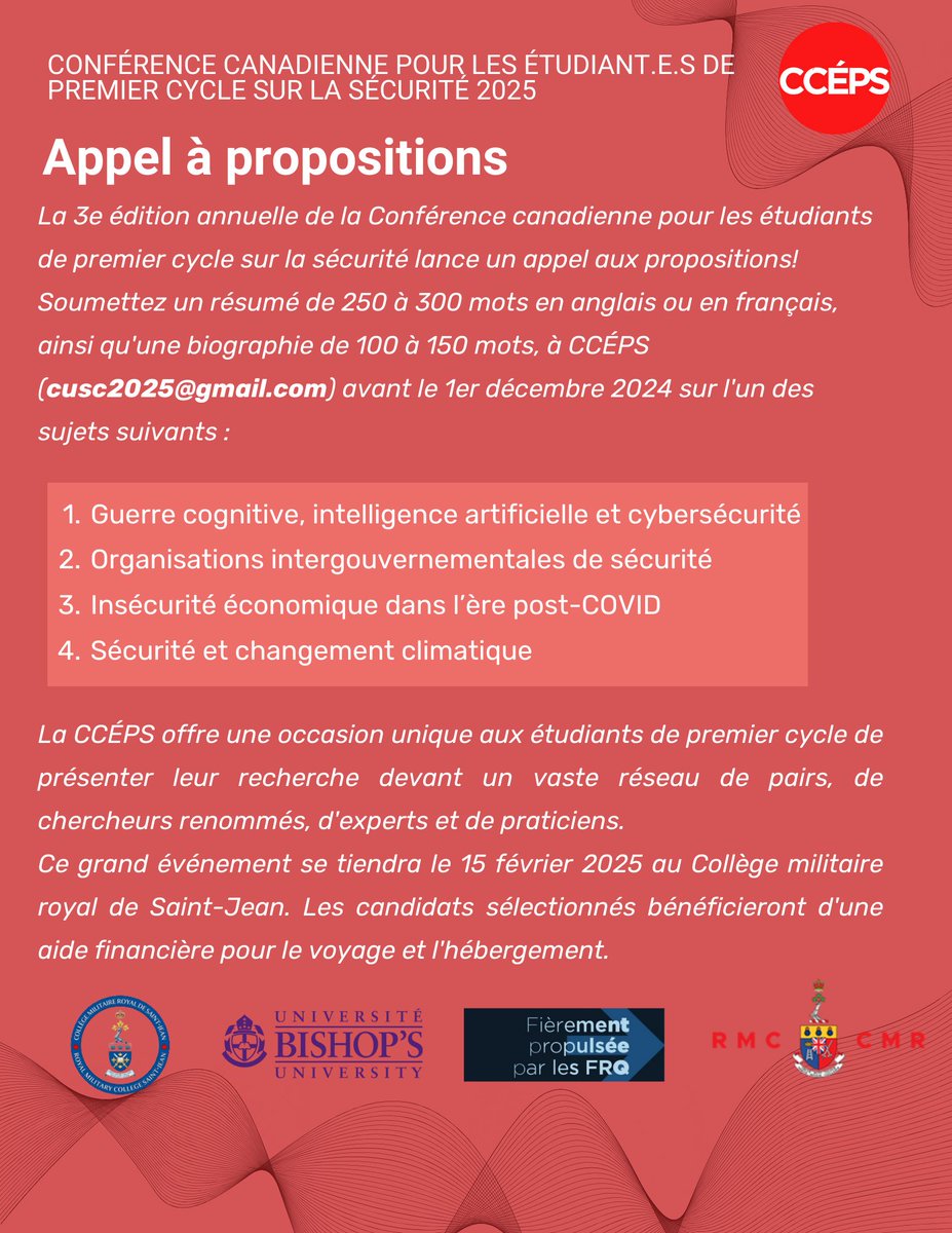 Canadian Undergraduate Security Conference tweet media