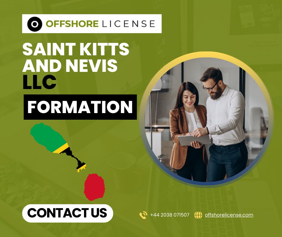 Offshorelic's tweet photo. 💡 Saint Kitts and Nevis Limited Liability Company (LLC) Formation 💡

📌Fast and affordable company formation services. 📩info@offshorelicense.com 
https://t.co/nu5TNKXVgT

#llcformation #companyformation #companyformationservices #businessformation #businessformationservices https://t.co/U2uJVnhH1o