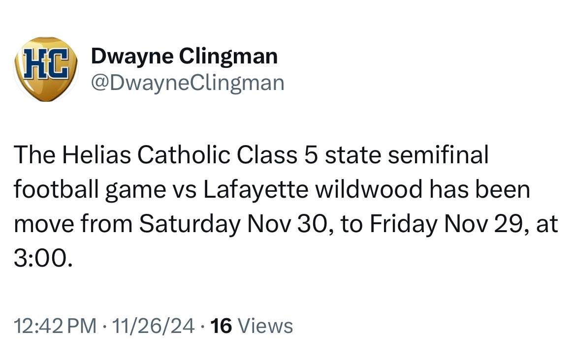 tjrackers's tweet photo. It looks like the game officially now at 3 pm Friday. https://t.co/Dvooqyfr3s