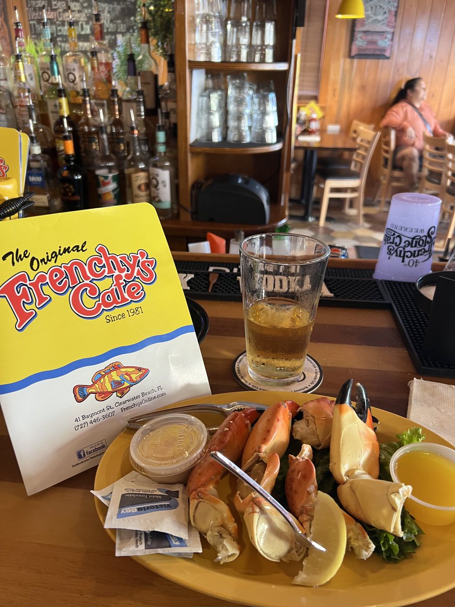 Even after enduring Hurricanes Helene and Milton, Stone Crab season at Frenchy’s Original Cage in Clearwater Beach as good as ever. Great place to be for Thanksgiving week. #Frenchy’s #Clearwater Beach