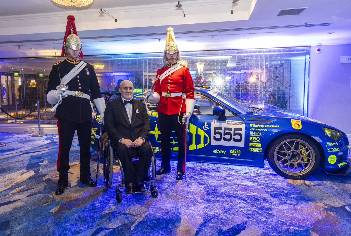 SMMT's tweet photo. Fantastic to have @Missionmotorspt as our charity at the #SMMTAnnualDinner this evening and thanks to the support of @eBay_UK and @subaruuk they are displaying their adapted race car the team built ready for the Race of Remembrance

https://t.co/bzkhFp1V7V https://t.co/TVSAfcBT6h