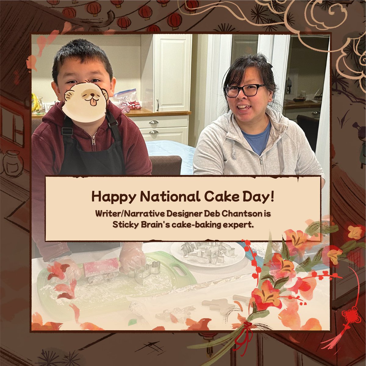 gumsmarts's tweet photo. TL Cleanse✨ Happy National Cake Day 🧁🥮🍰! Feast your eyes on these Scrumptious treats made by our Writer/Narrative Designer @DebChantson 

 #Explore #NationalCakeDay #StickyBrainStudios #CakeDay #Baking #Treats https://t.co/4Y3AuvaaAH