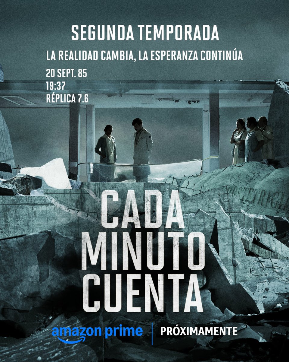 Popkinema's tweet photo. 📺 #Entretenimiento | #PrimeVideo confirma la segunda temporada de #CadaMinutoCuenta https://t.co/p1uxBViEHx