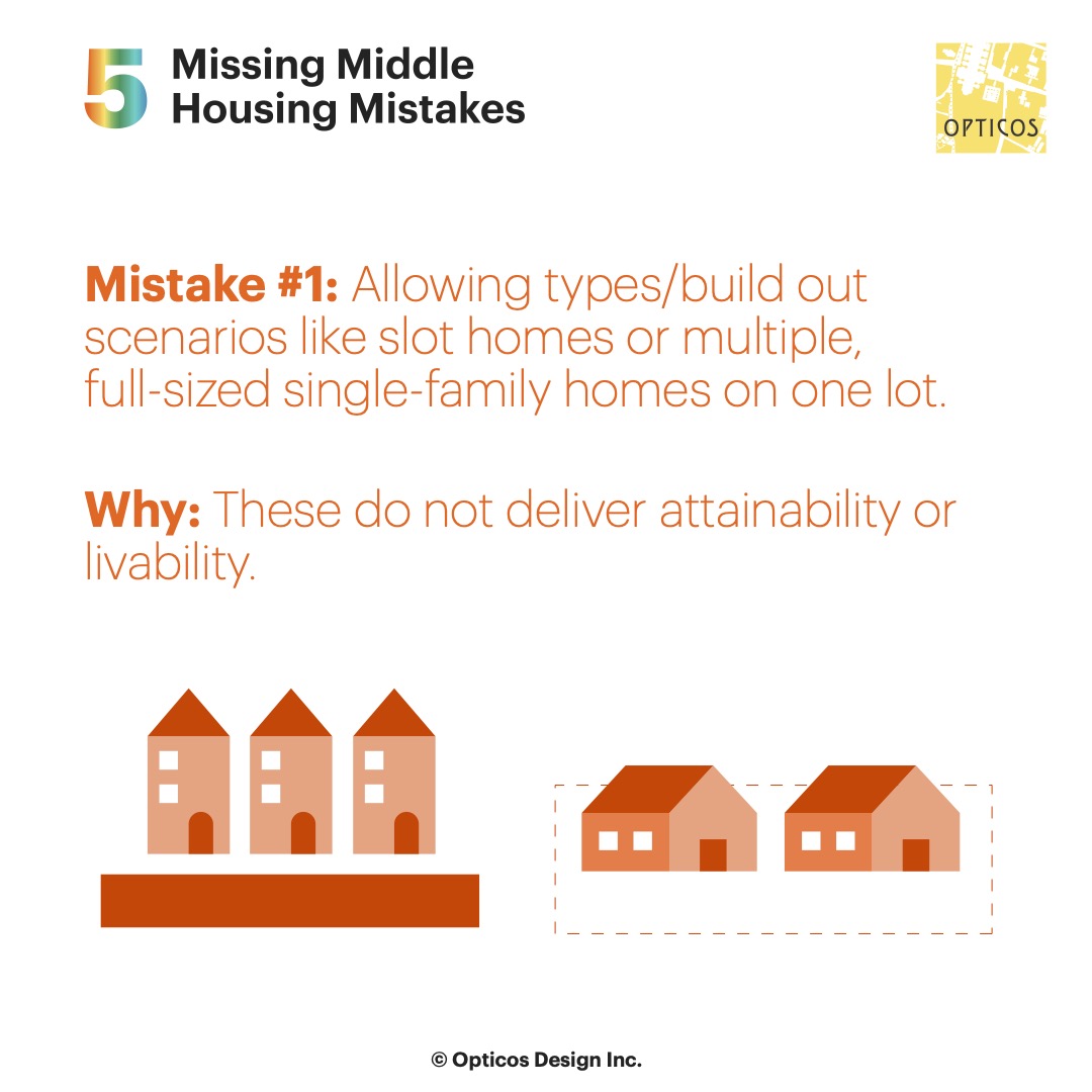 We’re featuring 5 mistakes cities &amp; states make in regulating #missingmiddlehousing, and will provide info on what to avoid, graphic examples of both good and bad solutions, as well as even better approaches.

opticosdesign.com/blog/top-five-…