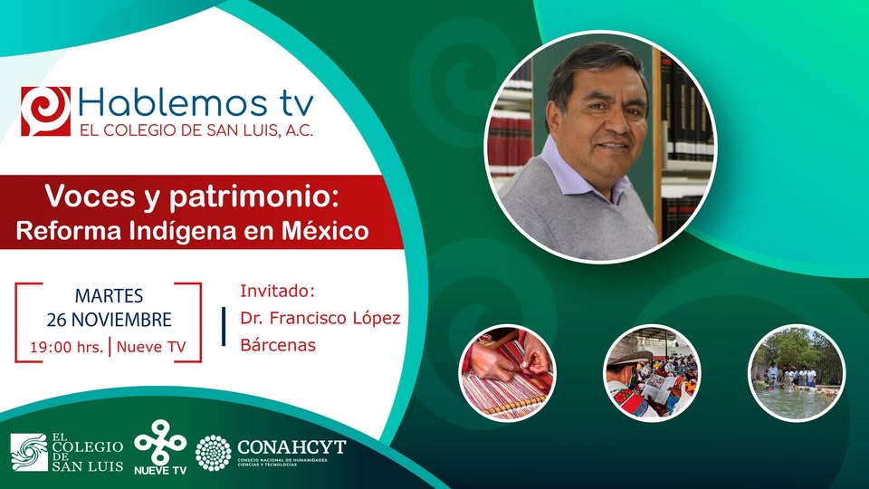📺 ¡HOY es día de #HablemosTV! 😄

👉Te esperamos a las 7 p.m. para platicar con el Dr. Francisco López Bárcenas sobre la Reforma Indígena en México 📜👨‍⚖️

Somos NueveTV ¡El canal que nos une!
