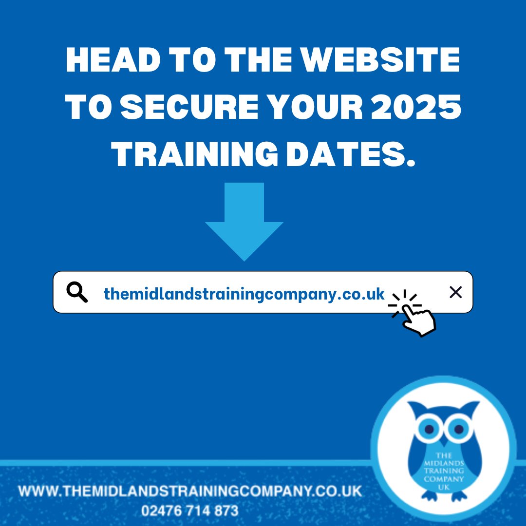 MidTrainCompany's tweet photo. Head to the website to secure your 2025 training dates.

We have lots of dates available but they always fill up fast! https://t.co/MPFWIzD5Mt