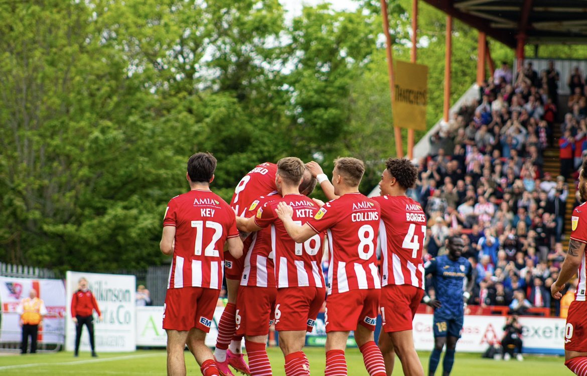 Stansfield’s special return home! The last time the striker played at St James Park he scored an emphatic hattrick on his last appearance for Exeter City. I’m sure he’ll get a great reception tonight, if he plays. Magical memories for Exeter’s beloved son. #ECFC