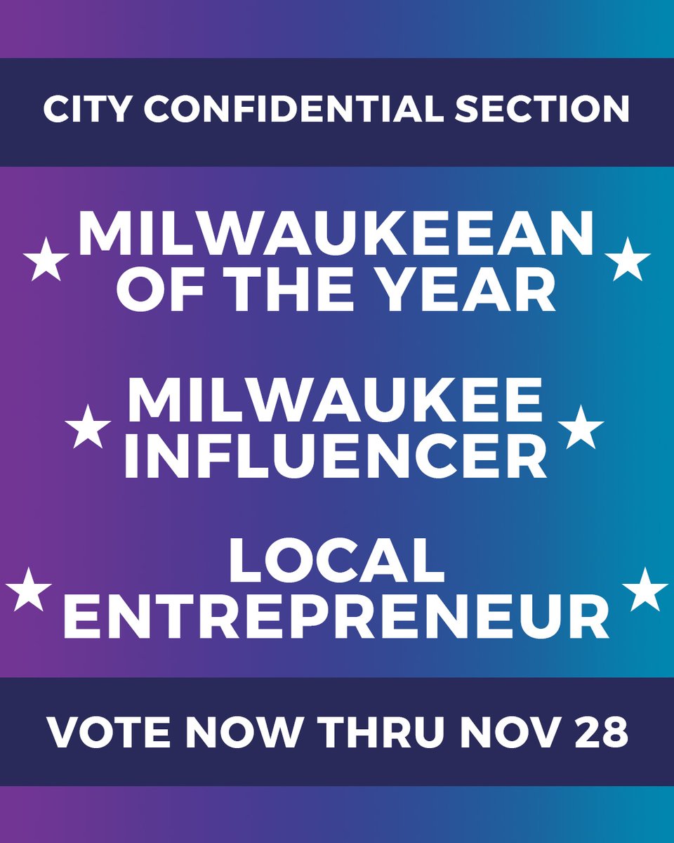JMattMke's tweet photo. I've been nominated for a few @ShepherdExpress 2024 Best of Milwaukee awards!

"Milwaukeean of the Year" + "Local Entrepreneur"

@HashtagMKE is up for "Milwaukee Influencer"

Vote: https://t.co/pfHvdTSIhN

#BestOfMilwaukee #Milwaukee https://t.co/EKePy6F2xs