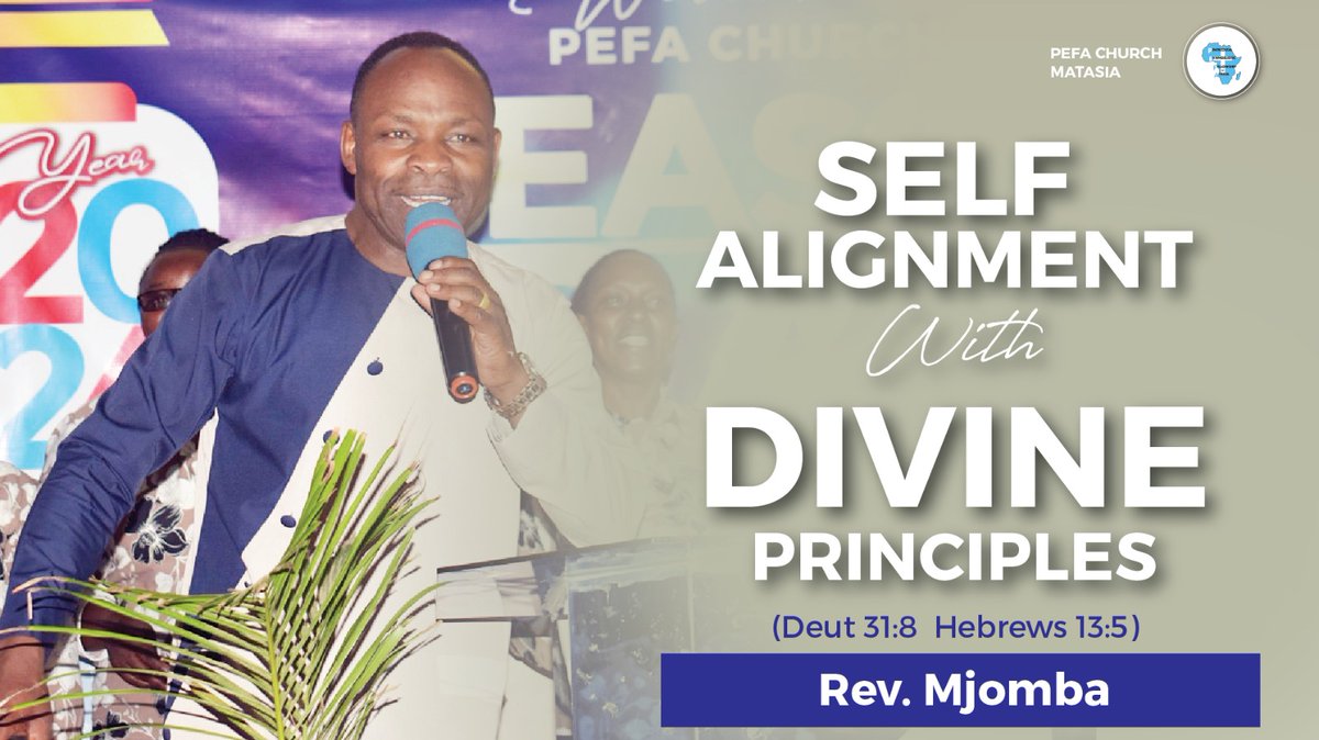 PEFA_matasia's tweet photo. Yesterday’s Sunday sermon by Rev. Mjomba was a powerful reminder from Deuteronomy 31:8 to align ourselves with God’s divine principles. The Lord Himself goes before you and will be with you. #selfalignment #DivinePrinciples #SundayReflection https://t.co/LhG1lqGSOD