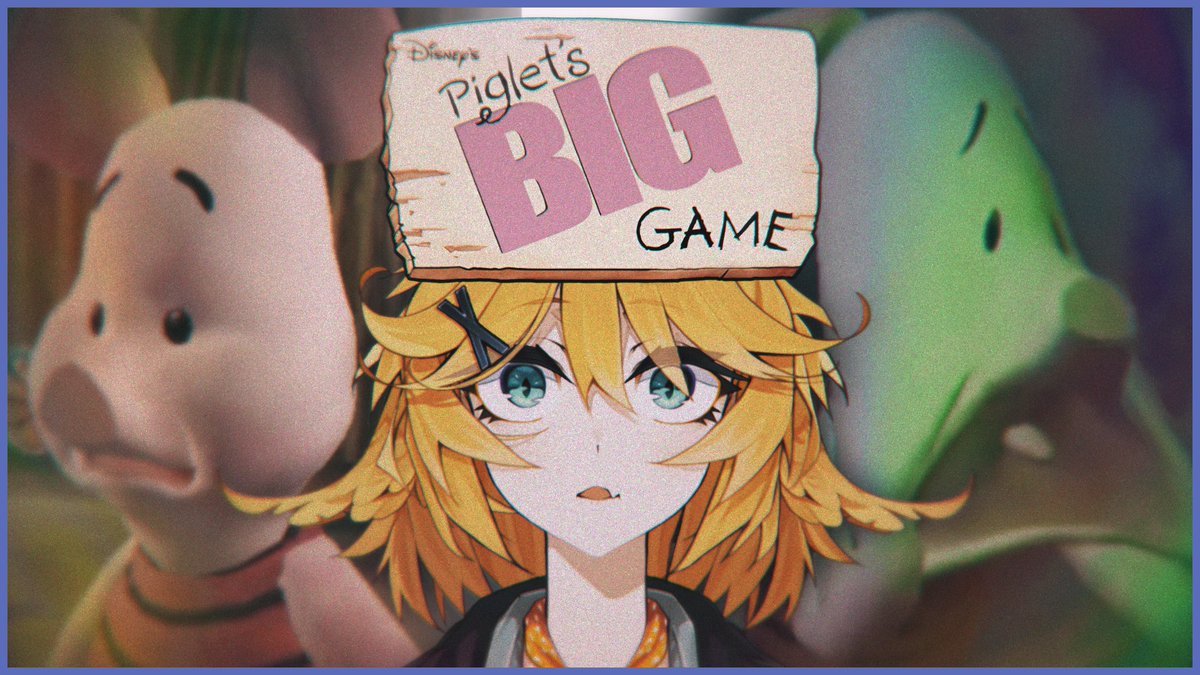 【PIGLET'S BIG GAME】

The waiting room is here ! I can't believe people are talking about this game after 20 years. I could never finish it as a child because it got too scary. 

youtu.be/TK_UTGM2s80
5pm PST  /  1am GMT  / 10am JST

#Dokibird #Birdseaters