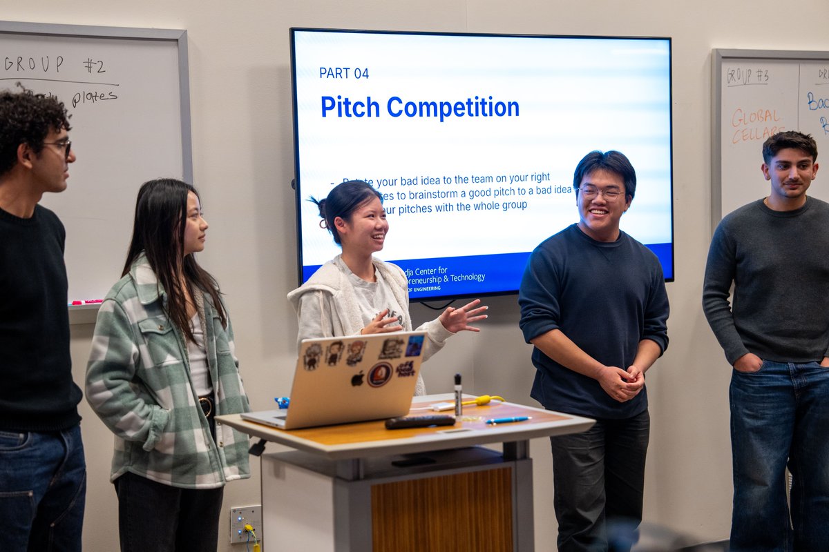 SutardjaCenter's tweet photo. Berkeley Innovators Unite! 🚀

Two weeks ago, students pitched their startups to VCs, built MVPs, and networked with top-tier investors at our SCET workshop. Thanks to SCET Fellows &amp; the IIR Decal for hosting!
https://t.co/FR5tsjcoOM

#startuptherapy #SCET #ucberkeley https://t.co/fDjvFbh1T4