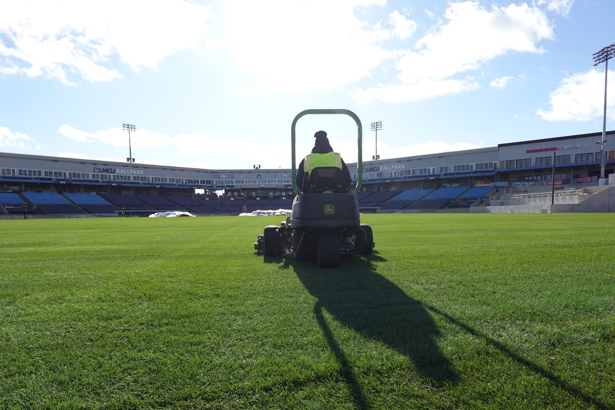 The first mow. 🌊⚾️