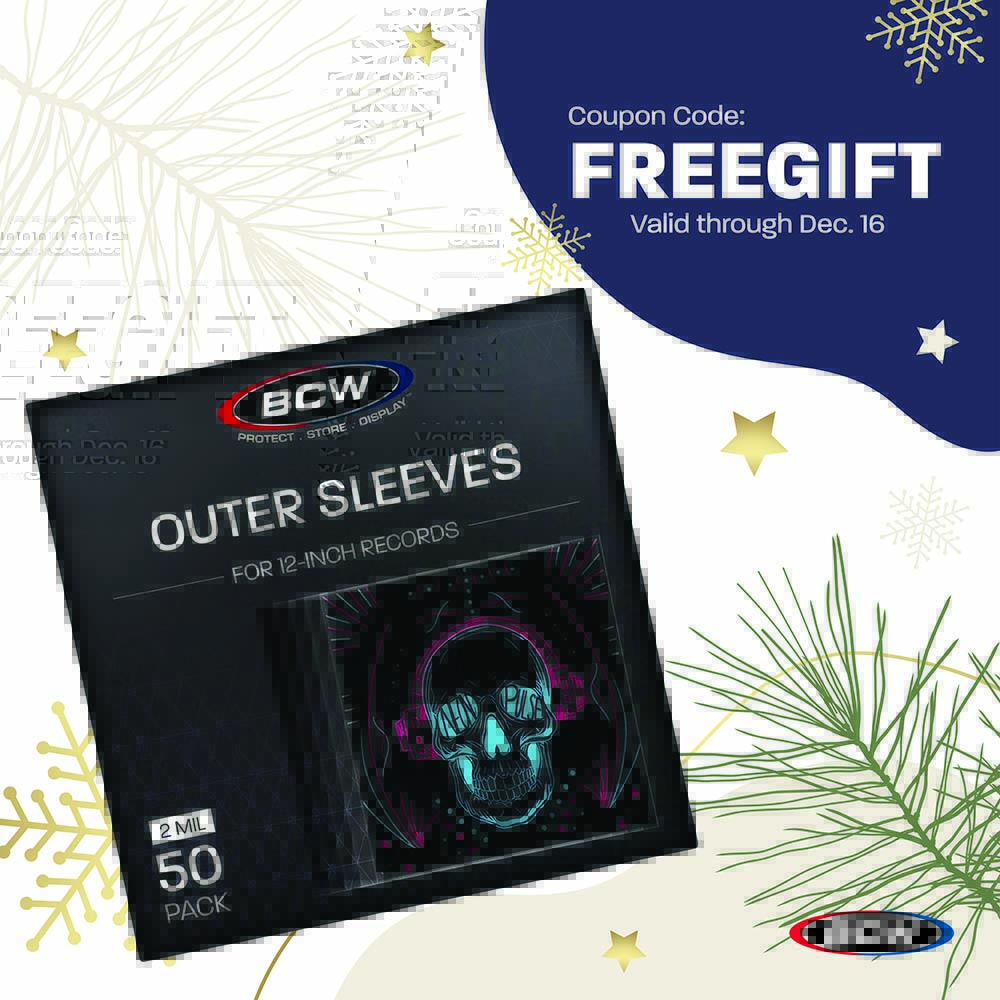 BCWSupplies's tweet image. From now until 12/16, get a free gift (from these options) with any purchase of $25 or more when you use coupon code FREEGIFT at bcwsupplies.com